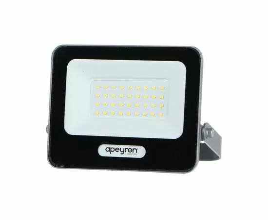 931239 - APEYRON Прожектор св/д 30W 3600lm 6500К 6K IP65 147х30х114 алюм серый 05-46 (1)