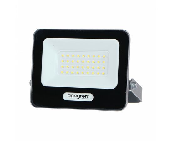 931239 - APEYRON Прожектор св/д 30W 3600lm 6500К 6K IP65 147х30х114 алюм серый 05-46 (1)