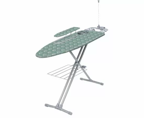 931351 - Доска гладильная Nika9 тефлон НТ9/12 с ракуш оливк 122*40см h=до90см,стол/мет.моноблок,подставк Nika (1)