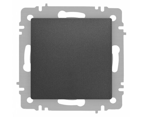 936312 - ЭРА Intro Accent мех. выкл. СУ 1кл. 10А графит 6-101-07 (1)