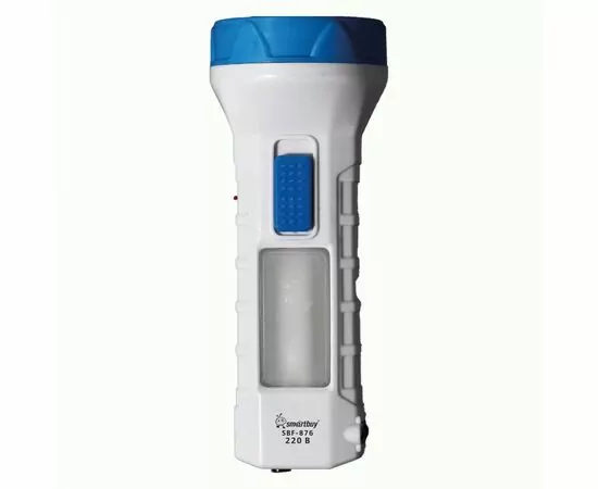 936695 - SmartBuy Фонарь ручной 1W LED 2 реж аккум св-кисл 4V 250мАч 220V встр.вилка 12х5см син серый SBF-876 (1) 936695 - SmartBuy Фонарь ручной 1W LED 2 реж аккум св-кисл 4V 250мАч 220V встр.вилка 12х5см син серый SBF-876 (1)