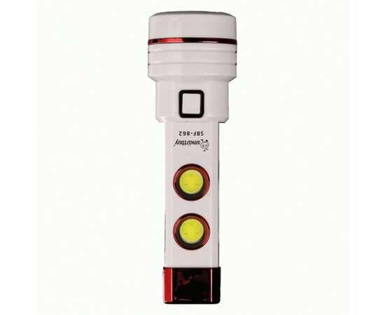 936707 - SmartBuy Фонарь ручной LED+2xCOB бок, 4реж, аккум 14500, MicroUSB, ABS, 12х3,5см, SBF-862 (1)