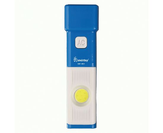 936708 - SmartBuy Фонарь ручной LED+COB бок, 4реж, аккум 14500, MicroUSB, ABS, 11х3см, SBF-861 (1)