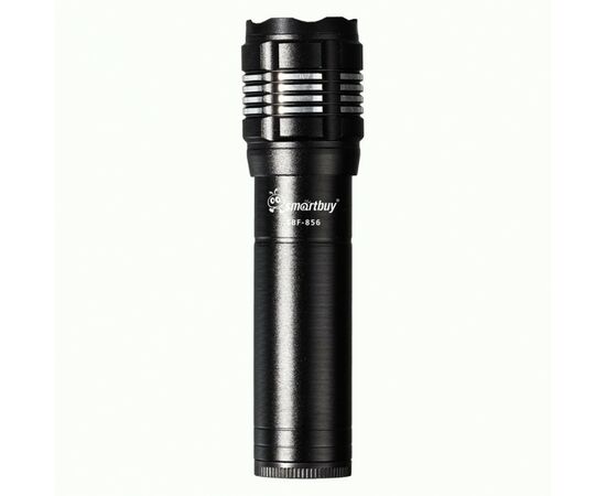 936714 - SmartBuy Фонарь ручной XPELED, MicroUSB, 4реж, алюм, аккум 18650, кейс, кабель, 11,7х3cм SBF-856 (1)