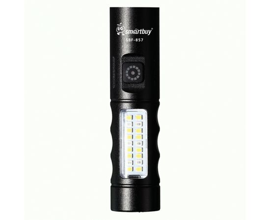 936715 - SmartBuy Фонарь ручной XPELED, Type C, алюм, 6реж, аккум 18650, кейс, 11,7х3cм, SBF-857 (1)
