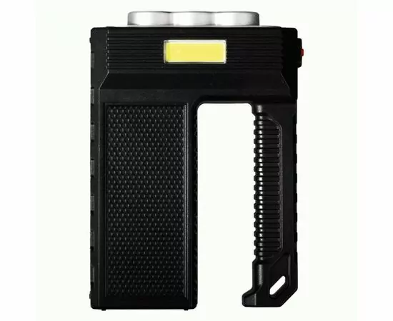 936732 - SmartBuy Фонарь прожектор 6LED и рассеиватели+COBбок 4 реж аккум 3,7V 1200 мАч MicroUSB ABS SBF-814 (1)