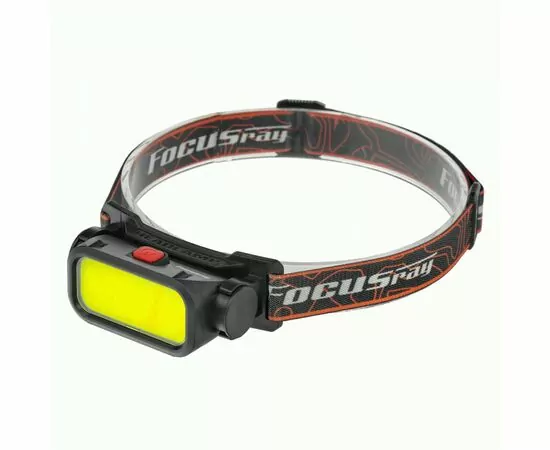 936783 - Focusray Фонарь налобный 1309 1LED СОВ 3W акк.1.2Ah 4реж. красн.свет USB чер бокс (1)