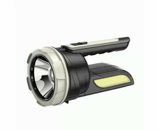 936803 - Focusray Прожектор ручной 1336 2LED акк.1.2Ah 4реж. инд.заряда USB пластик чер коробка . (1)