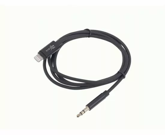 936891 - Кабель AUX VIXION PRO (VX-10i) Jack 3,5 (M) - Lightning (1м), черный (1)