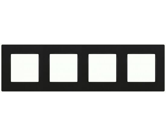 934777 - ЭРА 12 рамка СУ 4 мест. Классик, антрацит 12-5204-05 (1)