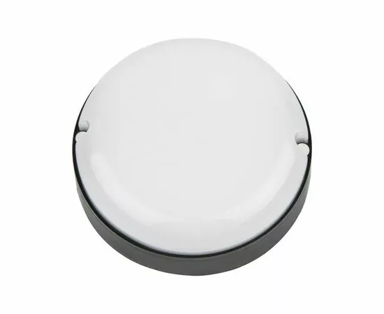 937917 - Volpe св-к св/д влагозащит. ЖКХ 12W(1140lm) 4000K 4K круг d=135мм черн ULW-Q293 12W/4000К IP65 BLACK (1)