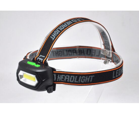 938115 - Gauss фонарь налобный  5W(200lm) Li-ion 1200mAh 3 реж., до 40м,  GF409 (1)