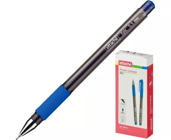 567079 - Ручка гелевая Attache Epic,цвет чернил-синий 389741 (1)