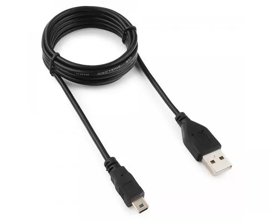 711072 - Кабель USB(A)шт. - miniUSBшт. 2.0 Pro Гарнизон GCC-USB2-AM5P-1.8M, AM/miniBM 5P, 1.8м, пакет (1)