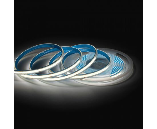 909387 - APEYRON Лента св/д 24V 12W/m COB 320led/m IP65 1000lm/m 8мм 5м гермет. Ra90 4000К 4K 00-391 (1)