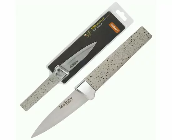 937000 - Нож д/овощей MARMOLADA (лезвие 8,9см) пластиковая софт-тач рукоятка 108299 Mallony (1)