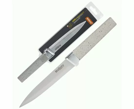 937005 - Нож универсальный MARMOLADA (лезвие 12,7см) пластиковая софт-тач рукоятка 108298 Mallony (1)