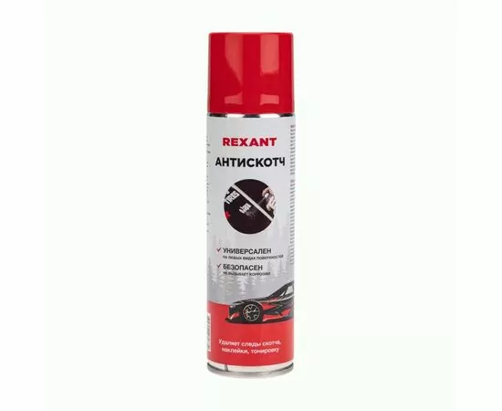 940358 - REXANT Очиститель следов наклеек и тонировочной пленки (антискотч), аэрозоль 335мл 85-0052-1 (1)