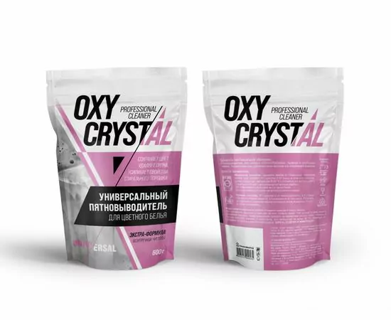 941584 - Пятновыводитель кислородный 600гр. для ЦВЕТНОГО белья OXY CRYSTAL universal SELENA СТ-99 (1)
