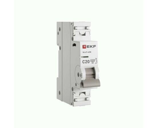 942375 - EKF PROxima автоматический выкл. ВА 47-63N 1P 20А 4,5кА х-ка C M634120C (1)