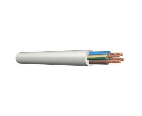 117687 - Провод ПВС 4х4 (ГОСТ) (РЭК-PRYSMIAN г, Рыбинск) соединит,, белый, медный, высокой гибк, дв, из, ПВХ (1)
