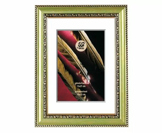 711796 - Майолика  фисташковый фоторамка пластик 21*30 (42 багет)(14 шт/кор) Фрейм (1)