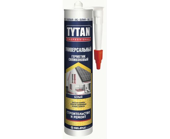863899 - Tytan (Титан) Professional герметик силиконовый универсальный белый 280мл, арт.17162 (1)