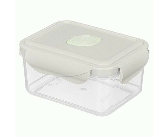 938266 - Контейнер д/продуктов герметичный с клапаном ECO STYLE прямоуг 0,5л свет-серый 433121230 Бытпласт (1)