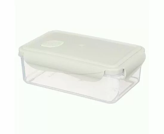 938269 - Контейнер д/продуктов герметичный с клапаном ECO STYLE прямоуг 1,1л свет-серый 433121430 Бытпласт (1)