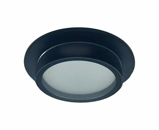 941255 - Ecola GX53 H4 SP5370 св-к встаив. СПОТ матовый Черный с черной окантовкой 110x54 SQ530BECB (1)