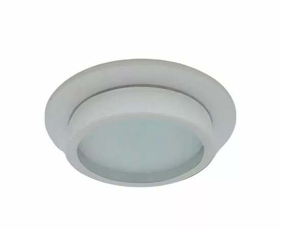 941256 - Ecola GX53 H4 SP5370 св-к встаив. СПОТ IP65 матовый Белый с белой окантовкой 110x54 SQ530WECB (1)