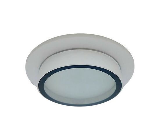 941257 - Ecola GX53 H4 SP5370 св-к встаив. СПОТ матовый Белый с черной окантовкой 110x54 SQ530CECB (1)