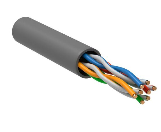 944130 - IEK GENERICA кабель витая пара U/UTP 4х2х24 AWG Cat5e CCA, 305м, (цена за м) BC1-C504-111-305-G (1)