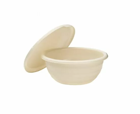 945511 - Миска (салатник) с крышкой 3,2л слоновая кость IS10411/12 Spark Plast (1)