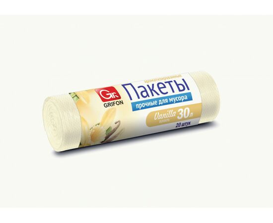 948012 - Мешки для мусора 30л/20шт,ПНД,9мкм,ароматизир,Ваниль,101-703/ Grifon (1)