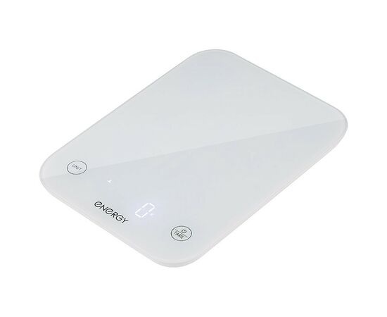 948024 - Весы кухон. эл. ENERGY EN-434, до 10 кг, дел.1г, стекло,15*20см, 2*ААА, белые (1)