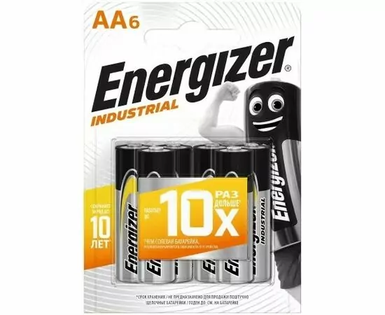 950071 - Элемент питания Energizer Industrial LR6/316/AA BL6 (1)