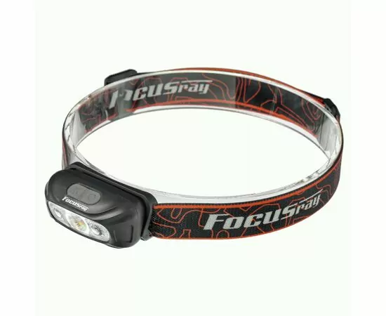 936787 - Focusray Фонарь налобный 1320 3LED акк.0 5Ah 2реж. чер USB сенсор пласт.короб. (1)