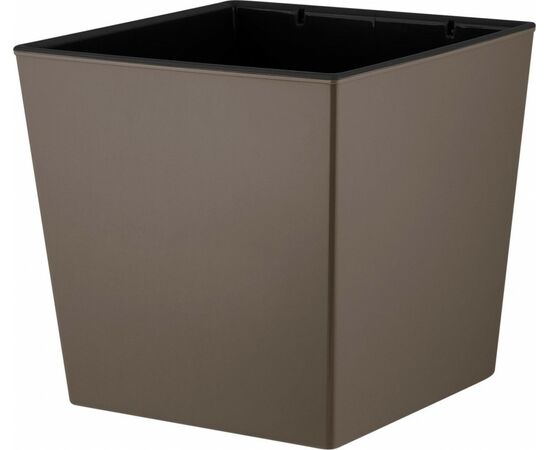 944769 - Горшок для цветов InGreen London CUBE 301х301х315мм, 22 л c дренажной вставкой французский платан (1)