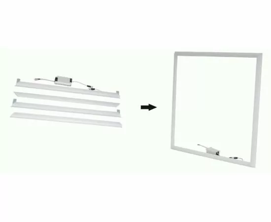 948990 - Ecola св-к св/д универс. рамка сборная 40W(4000Lm) 6500K 6K 595x595x16 опал драйвер IP20 PFDK40ELC (1)