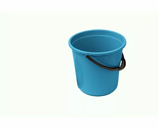 949274 - Ведро хозяйственное 10л,круглое,мерная шкала,сине-серое,IS40021/2/ Spark Plast (1)