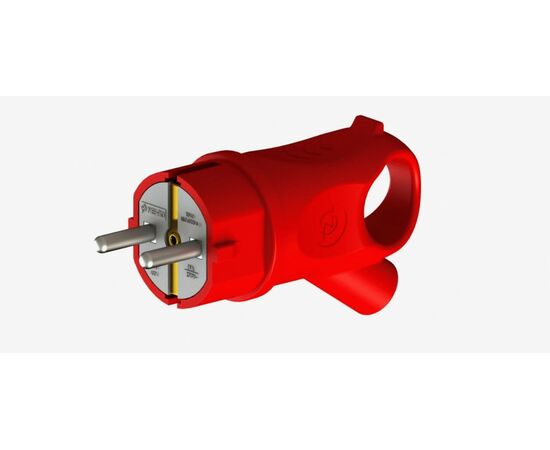 951563 - NE-AD вилка угловая с кольцом каучук 2P+PE 1х16А 220-24V IP44 красная (Турция) 4413 (1)
