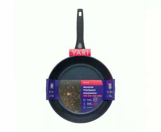 953293 - Сковорода литая Звезда d=24см съем.ручка, h=6,1см, дно/ст 5,5/3,5мм индукция ZV-0030224 VARI (1)