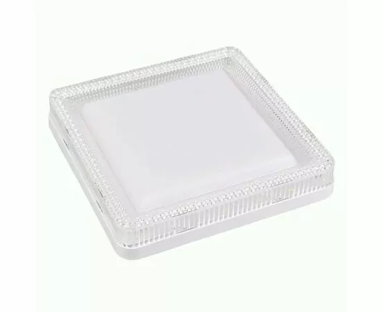 954129 - LEEK св-к св/д накл. декор. 30W(2700lm) 5000K 6K квадрат 230x230x40 SIRIUS IP40 прозрачный кант 017 (1)