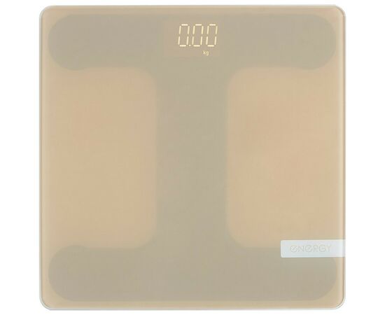 955383 - Весы напольные  эл. Energy EN-421 (стекло) 180кг, дел.100г, 26*26см, 2*АА (нет в компл), беж 110019 (1)