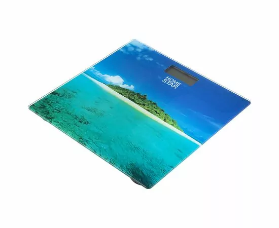 955391 - Весы напольные эл. HomeStar HS-6006A (стекло) 150кг, дел.100г, 26*26см, 2*ААА (нет в компл) 110013 (1)