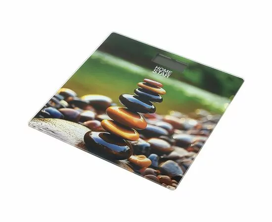 955393 - Весы напольные эл. HomeStar HS-6006C (стекло) 150кг, дел.100г, 26*26см, 2*ААА (нет в компл) 110015 (1)