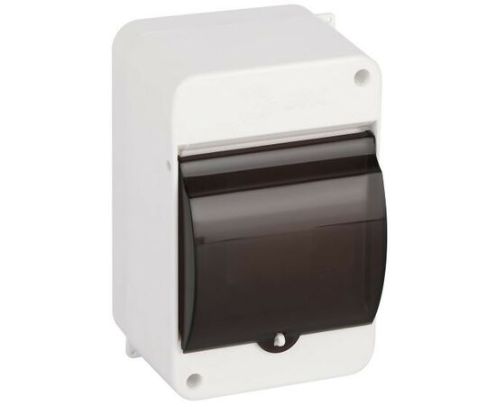 937301 - ЭРА SIMPLE бокс (корпус) пластик КМПн 1/4 мод. с крышкой, наружный (90х140х90), опломбировка IP30 (1)