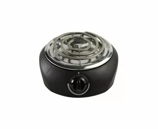 953251 - Электроплитка ЕР-110Р 1 конфорка d=14,5см, спираль, 1кВт, черная, пластик.корпус РФ (1)