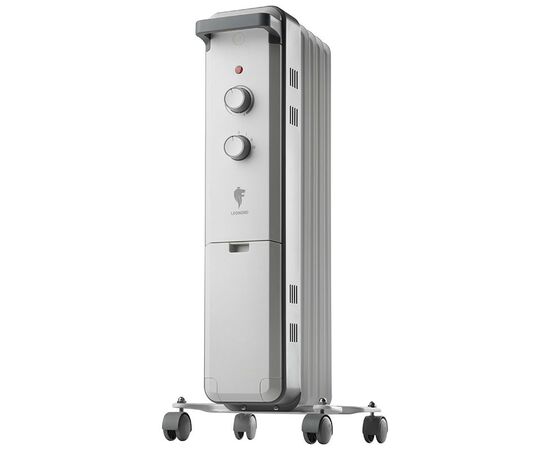 953557 - Обогреватель масляный (радиатор) Leonord LE-2005, 5 секц. Slim (12,5*58см) 1кВт, 3реж. 110273 (1)